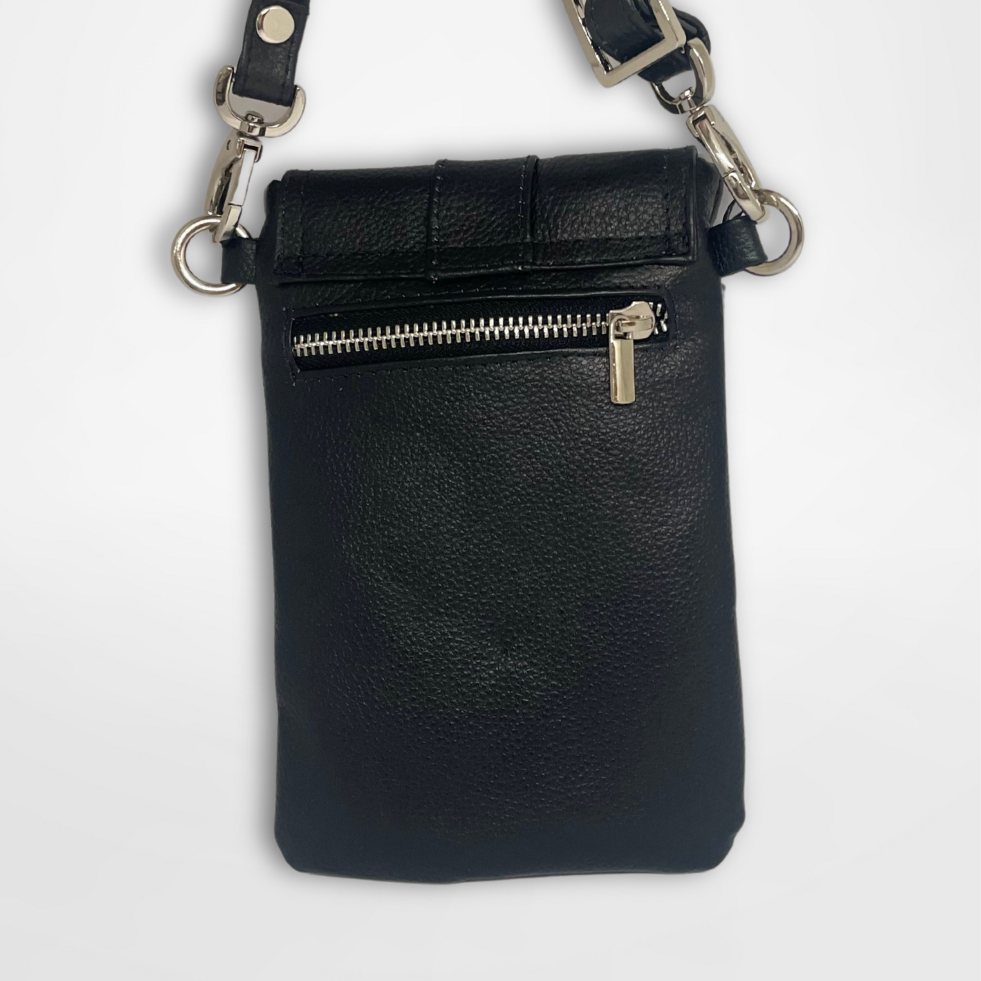 Madison Genuine Leather Phone Bag Crossbody-Continente Dorado